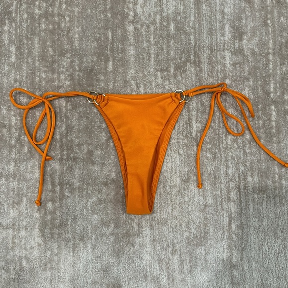 CANALUZ SWIM Corales Thong Bottom in Mango - Picture 3 of 3